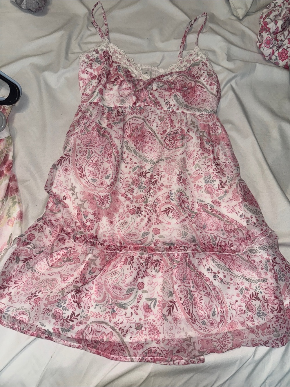 Hollister Pink Paisley Mini Dress